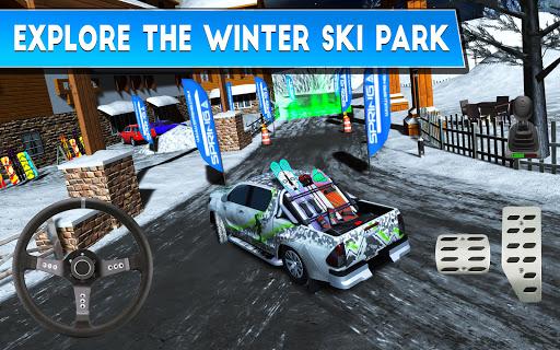 Winter Ski Park: Snow Driver - Gameplay image of android game