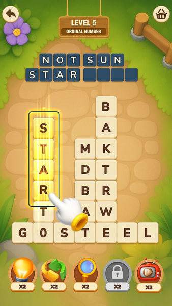 Word Wise : Crossword - Gameplay image of android game