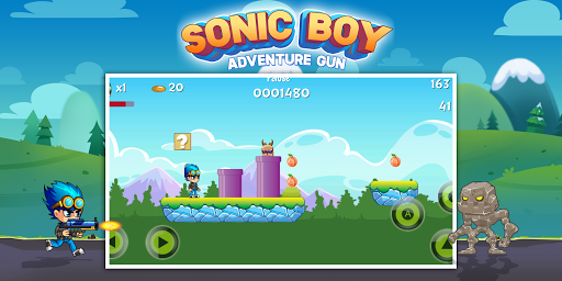 Sonic Boy - Adventure Gun - Image screenshot of android app