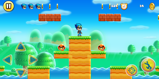 Super Sonic Boy - Adventure Ju - Gameplay image of android game