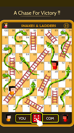 Snakes & Ladders: Online Dice! - Gameplay image of android game