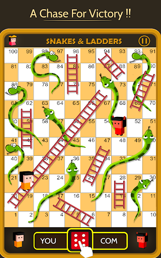 Snakes & Ladders: Online Dice! - Gameplay image of android game