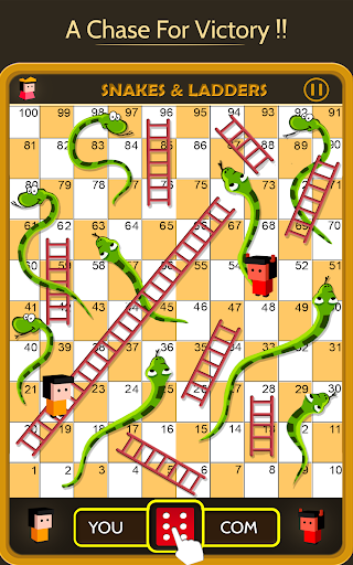 Snakes & Ladders: Online Dice! - Gameplay image of android game
