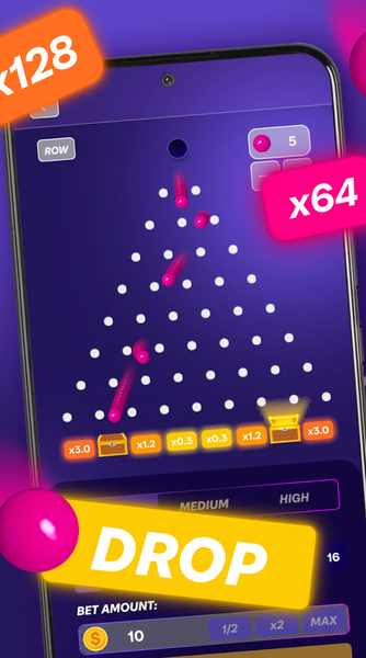 Plinko Drop Win - Gameplay image of android game