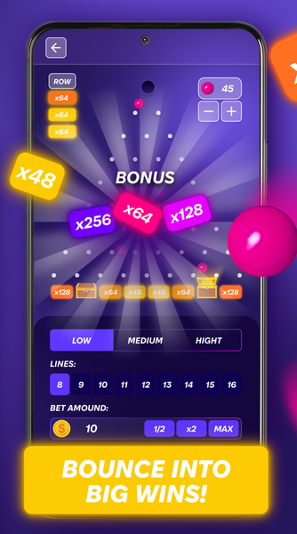 Plinko Drop Win - Gameplay image of android game