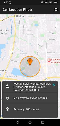 Cell Location Finder - Image screenshot of android app