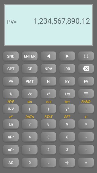 BA Calculator - عکس برنامه موبایلی اندروید