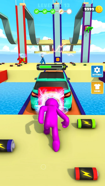 Head Connector Plug Race Game - Gameplay image of android game