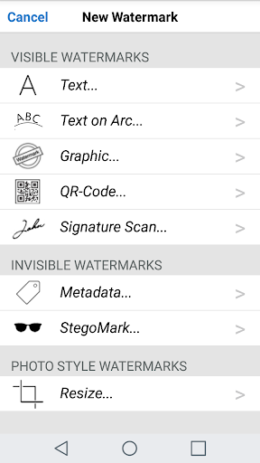 iWatermark+ Logo Photos &Video - عکس برنامه موبایلی اندروید
