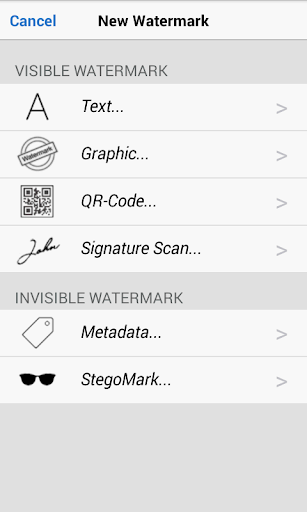 iWatermark+ Logo Photos &Video - عکس برنامه موبایلی اندروید