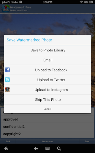 iWatermark Protect Your Photos - عکس برنامه موبایلی اندروید
