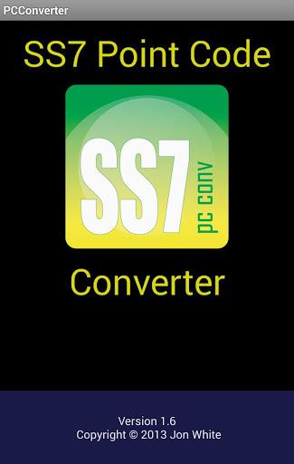 SS7 Point Code Converter - عکس برنامه موبایلی اندروید