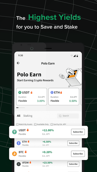 Poloniex Crypto Exchange - عکس برنامه موبایلی اندروید