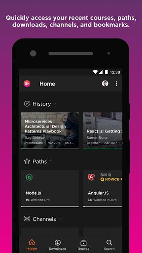 Pluralsight Skills - Image screenshot of android app