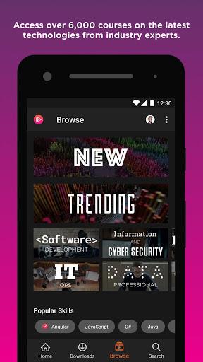 Pluralsight Skills - Image screenshot of android app