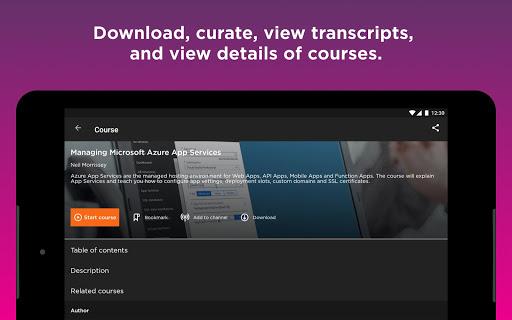 Pluralsight - عکس برنامه موبایلی اندروید