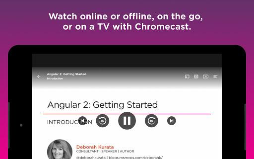 Pluralsight - عکس برنامه موبایلی اندروید