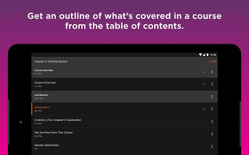 Pluralsight - عکس برنامه موبایلی اندروید