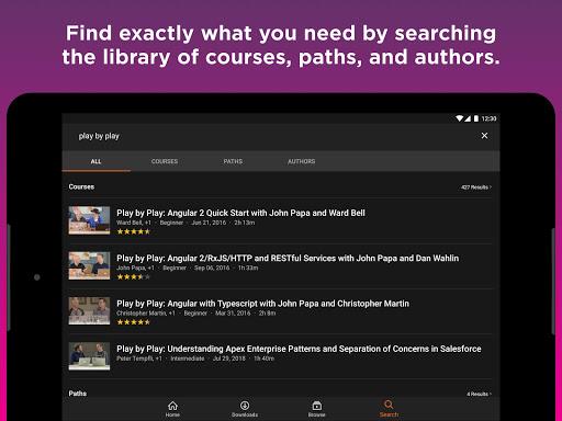 Pluralsight - عکس برنامه موبایلی اندروید