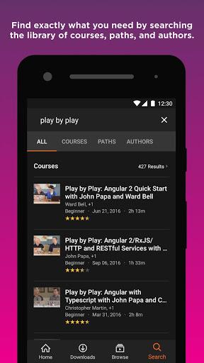 Pluralsight - عکس برنامه موبایلی اندروید