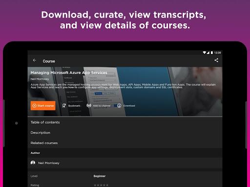 Pluralsight - عکس برنامه موبایلی اندروید