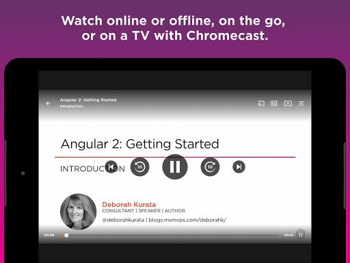 Pluralsight - عکس برنامه موبایلی اندروید