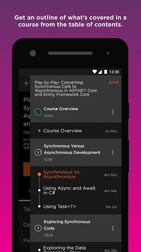 Pluralsight - عکس برنامه موبایلی اندروید