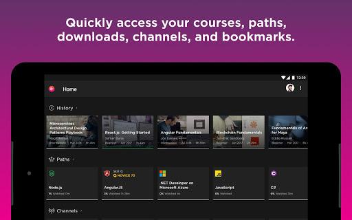 Pluralsight - عکس برنامه موبایلی اندروید