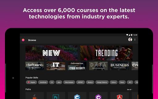 Pluralsight - عکس برنامه موبایلی اندروید