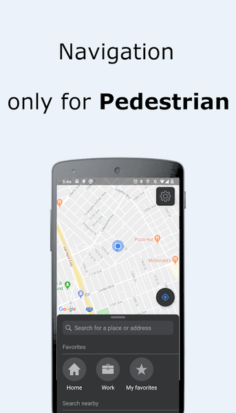 Navigation for Pedestrian Pro - عکس برنامه موبایلی اندروید