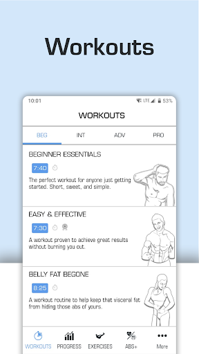 Driven Abs Workout - عکس برنامه موبایلی اندروید