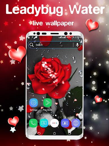Red Rose Particle LWP - عکس برنامه موبایلی اندروید