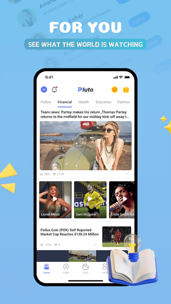 Pluto: Buzz News & Rewards - Image screenshot of android app
