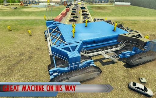 Crawler Transporter Driving Simulator: Space Cargo - Gameplay image of android game