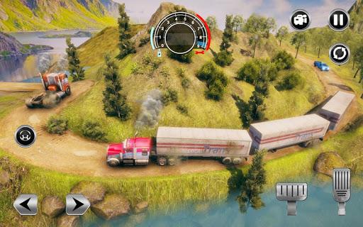 Road Train Truck Driving Sim: Long Trailer Cargo - Image screenshot of android app
