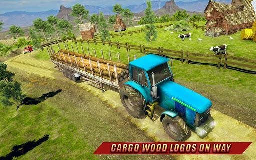 Tractor Trolley Farming Transport: Offroad Drive - Image screenshot of android app