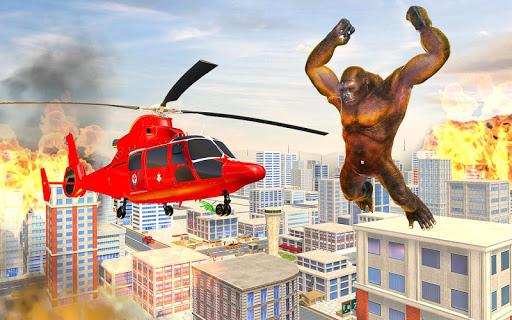 Incredible Monster Gorilla Rampage: Animal Games - Image screenshot of android app