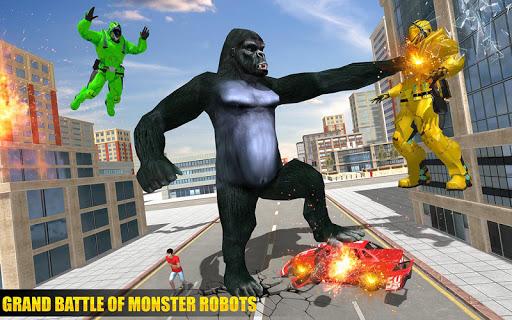 Incredible Monster Gorilla Rampage: Animal Games - Image screenshot of android app