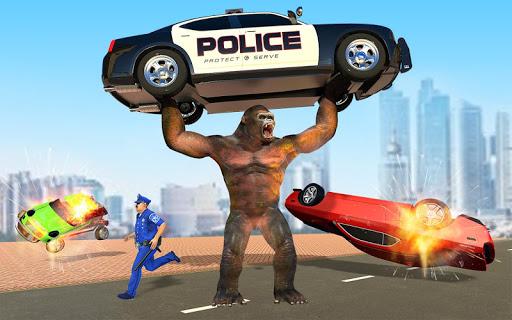 Incredible Monster Gorilla Rampage: Animal Games - Image screenshot of android app