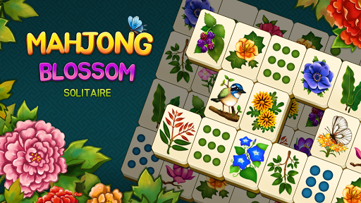Mahjong Blossom Solitaire - عکس بازی موبایلی اندروید