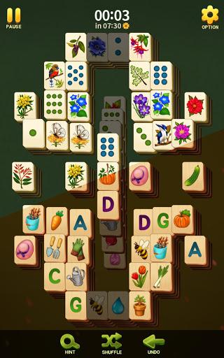 Mahjong Blossom Solitaire - Gameplay image of android game