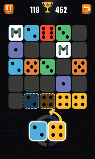 Dominoes Merge - Block Puzzle - Gameplay image of android game