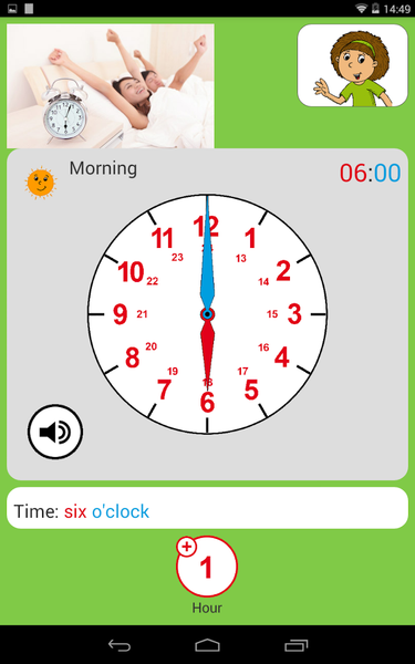 Learning to tell Time - Gameplay image of android game