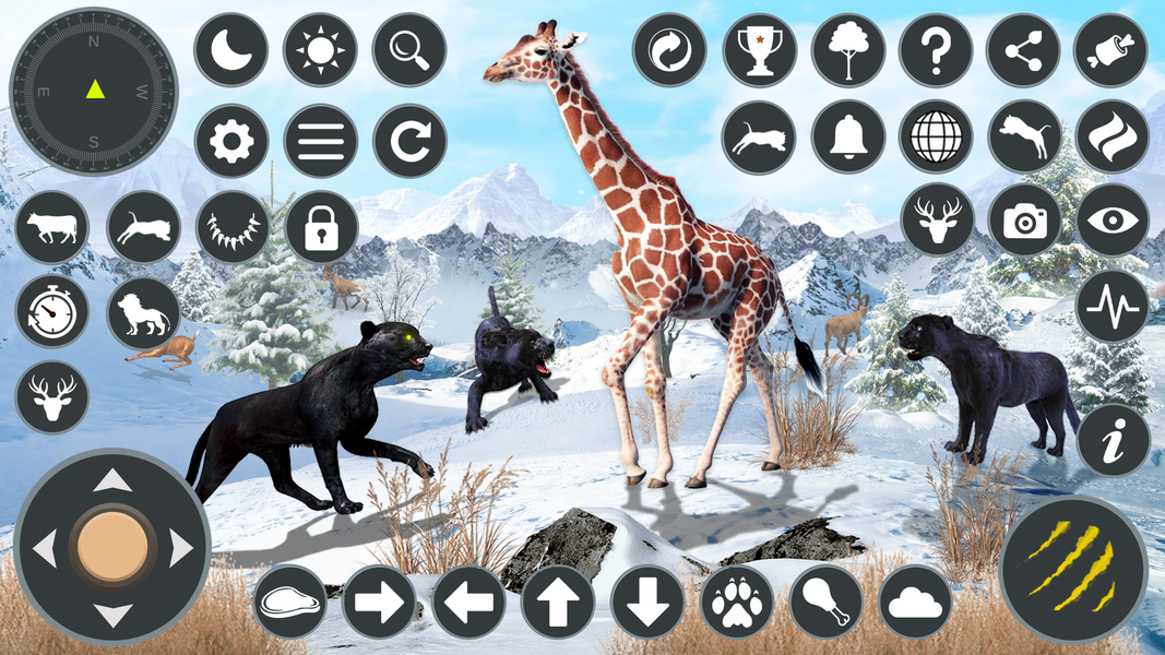 Wild Black Panther Games - Gameplay image of android game