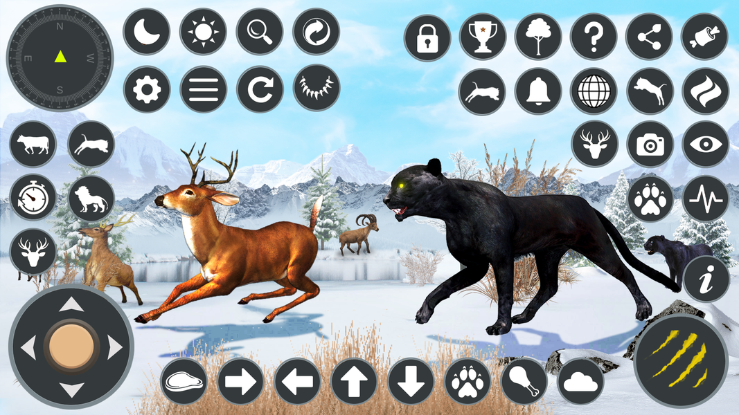Wild Black Panther Games - Gameplay image of android game