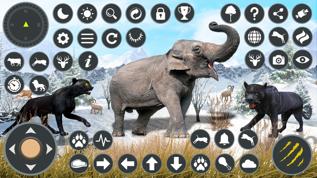 Wild Black Panther Games - Gameplay image of android game