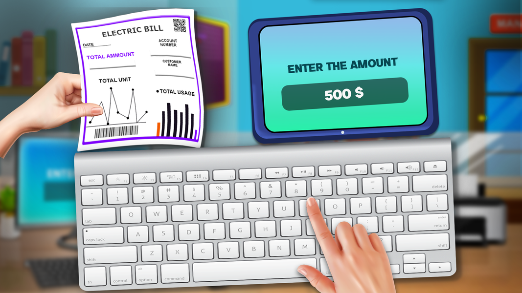 Bank Manager Cashier Games - عکس بازی موبایلی اندروید