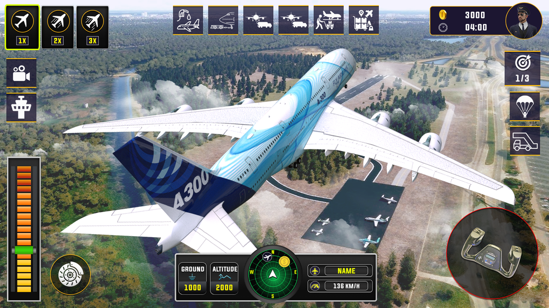 Airplane Games 3D: Pilot Games - Gameplay image of android game