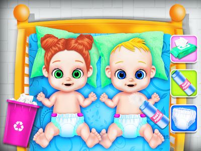 Sweet Newborn Baby Girl : Kids Nursery Daycare & Babysitter Game::Appstore  for Android