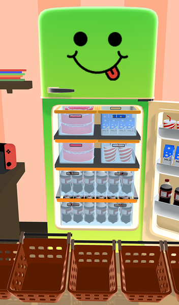 Fill Up Fridge ۳d- Fridge Game - عکس بازی موبایلی اندروید